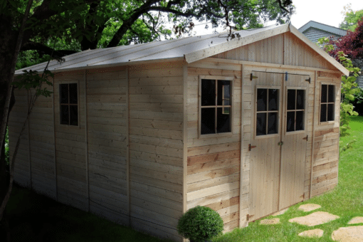 Abri de jardin bois 20m2