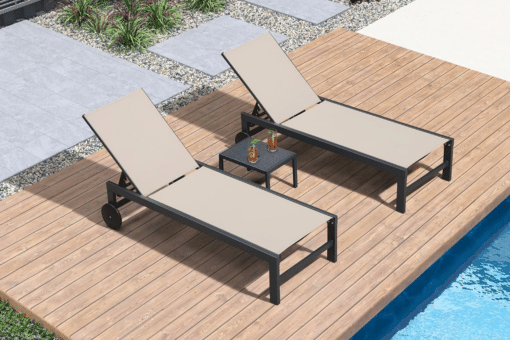 Chaise pliante de jardin