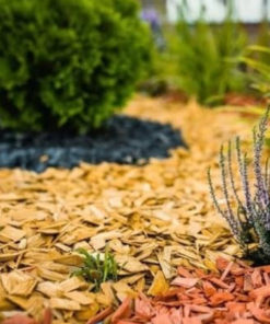 Copeaux de bois pour le jardin