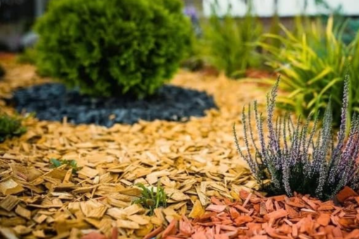Copeaux de bois pour le jardin