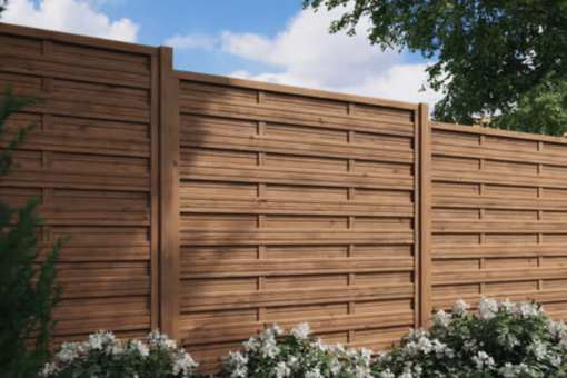Panneau en bois pour jardin