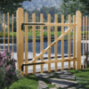Portillon de jardin en bois