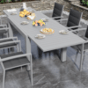 Table de jardin en aluminium extensible