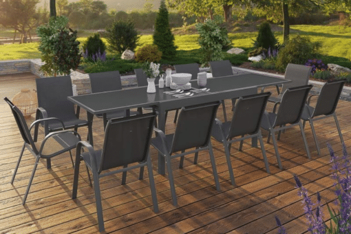 Table de jardin extensible 12 places