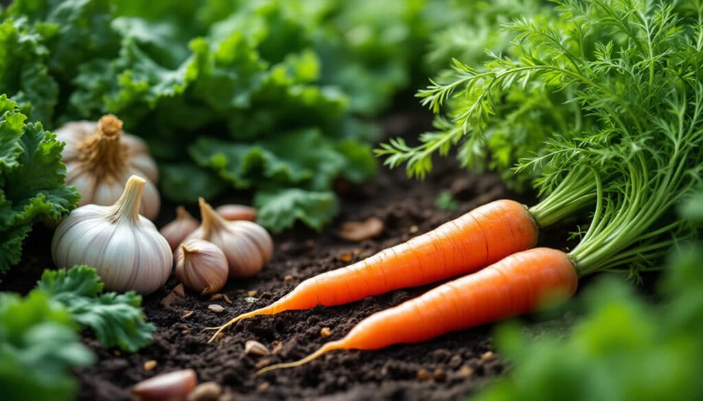 découvrez les 4 légumes indispensables à semer ou planter en décembre pour un potager florissant. ne laissez pas l'hiver freiner vos ambitions de jardinier et apprenez à profiter des cultures de saison. suivez nos conseils pour garantir une récolte de qualité tout au long de l'année.