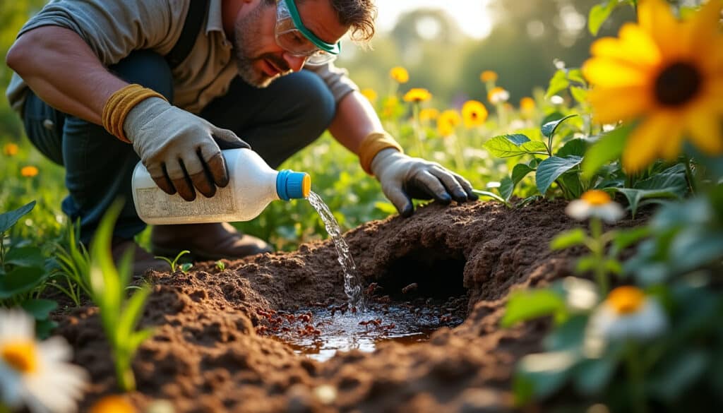 découvrez des méthodes efficaces pour éradiquer un nid de fourmis dans votre jardin. nos conseils pratiques vous aideront à préserver vos plantes tout en éliminant ces insectes indésirables.