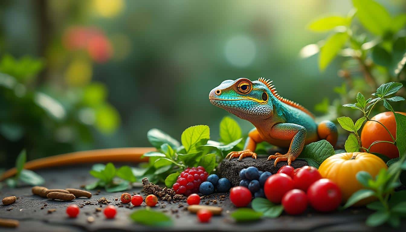 les secrets de l’alimentation des lézards de jardin