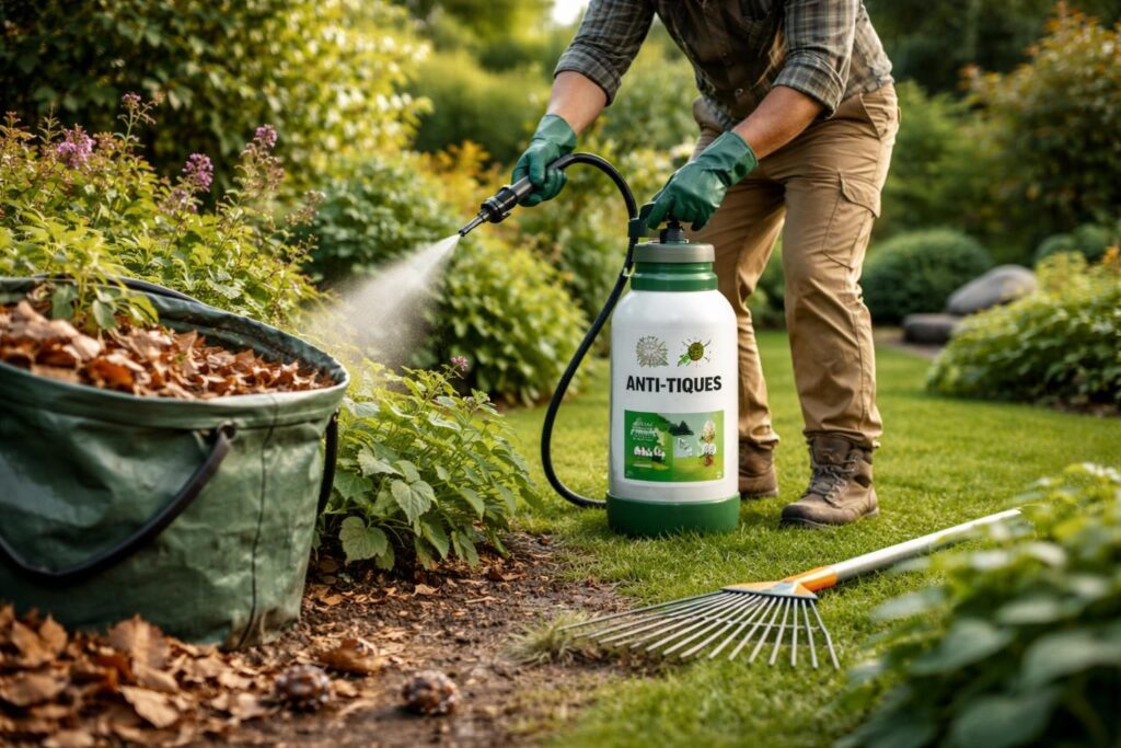 découvrez des méthodes efficaces et naturelles pour éliminer les tiques de votre jardin et protéger votre famille des risques associés.