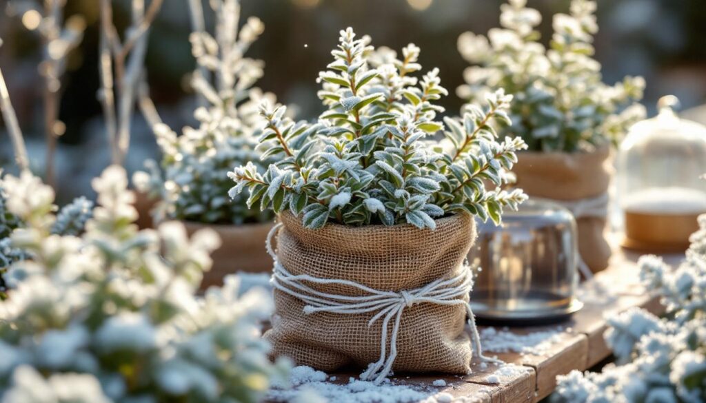 découvrez des astuces efficaces pour protéger vos plantes d'extérieur lors du retour du gel et garantir leur survie tout au long de l'hiver.